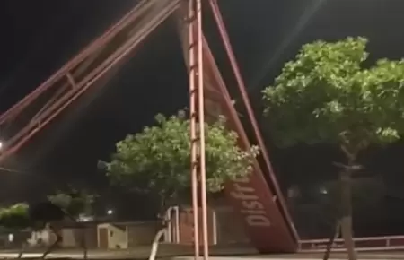 Vientos provocan da�os en Boca del R�o.