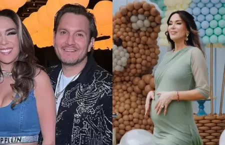 Jean Paul Gabuteau presenta su nuevo beb� tras baby shower de Silvia Cornejo