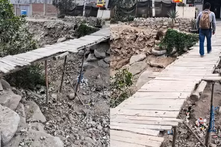Vecinos de la Asociaci�n Ecol�gica Los �ngeles de California temen cruzar puente