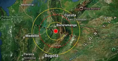 Fuerte sismo de 5.1 remeci� Colombia