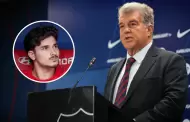 Joan Laporta, presidente de Barcelona, reafirma oferta por Julián Álvarez: "Seguimos muy interesados"