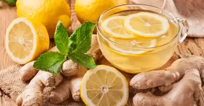 Beneficios del t� de jengibre con lim�n.
