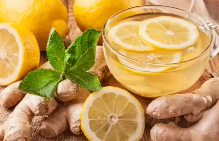 Beneficios del t� de jengibre con lim�n.