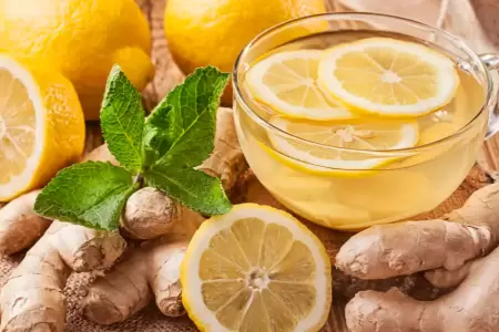 Beneficios del t� de jengibre con lim�n.