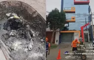 Trujillo: preservativos obstruyen red de alcantarillado cerca de un hotel en Santo Dominguito