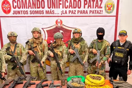 Comando Unificado Pataz ejecuta nueva operativo contra la delincuencia.