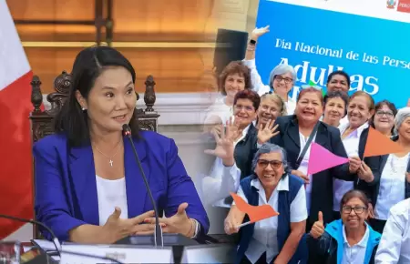 Keiko Fujimori anunci� la medida en la ceremonia.