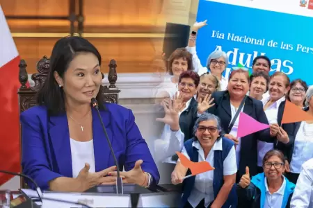 Keiko Fujimori anunci� la medida en la ceremonia.