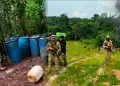 Yavar�: operativo del CU-PUMA destruye dos laboratorios de drogas e incauta armas y toneladas de insumos