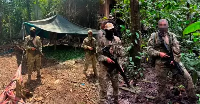 El operativo destruy� un mega laboratorio.