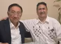 Vladimir Cerr�n se muestra junto al expresidente Jos� Balc�zar: "Mi camarada de grandes batallas"