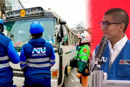 El vocero de la ATU anunci� ajustes para el transporte informal.