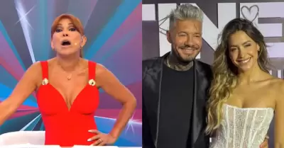 Magaly lanza chiquita a Milett y Tinelli