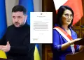Presidente de Ucrania agradece a Keiko Fujimori por saludarlo en su 35� aniversario de independencia