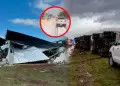 Alerta clim�tica en Argentina: camiones volcados y techos desprendidos por fuerte temporal