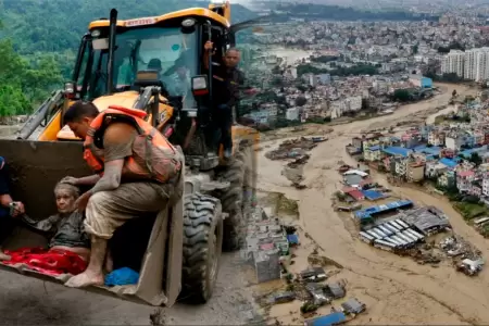 Equipos humanitarios preparan ayuda para damnificados.