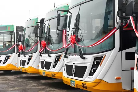 30 buses nuevos se suman para conectar San Juan de Lurigancho con Chorrillos