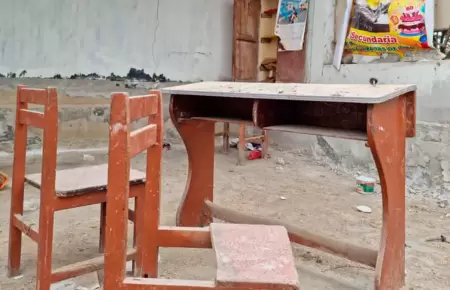 Situaci�n de los colegios es cr�tica desde hace a�os.