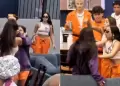 �Se sali� de control! Samahara Lobat�n se 'agarra de los pelos' con competidora de reality durante tensa pelea