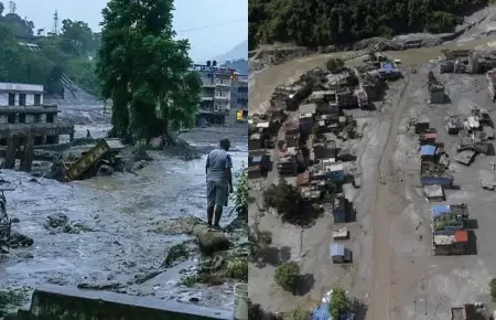 Riada e inundaciones en Nepal dejan 477 muertos, 1500 desaparecidos y miles de a