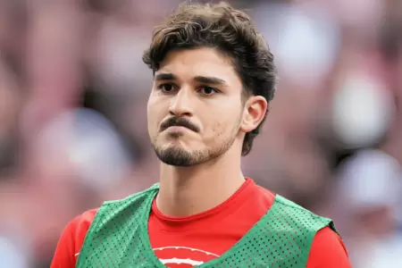 Juli�n �lvarez se ausent� del entrenamiento del Atl�tico de Madrid
