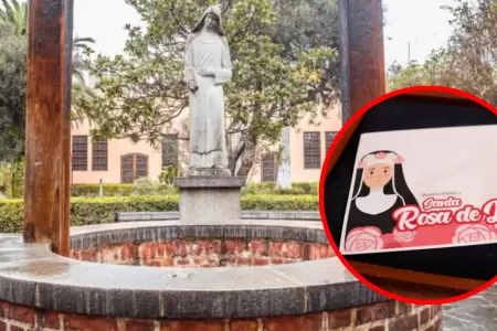 Fieles dejan cartas en el pozo de Santa Rosa de Lima cada 30 de agosto