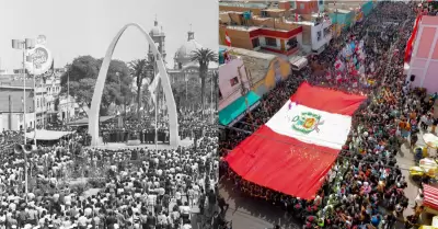 Se cumplen 97 de la reintegraci�n de Tacna a territorio peruano
