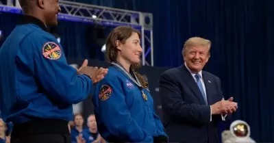 El presidente de Estados Unidos conmemor� a los astronautas