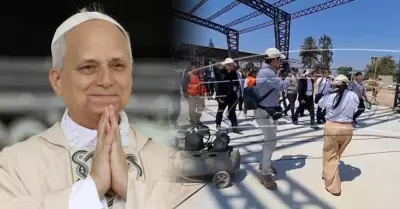 Comitiva del Vaticano lleg� al santuario.