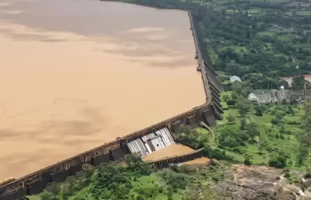 Presa de Bhatghar alcanza el 99% de su capacidad y podr�a desbordarse