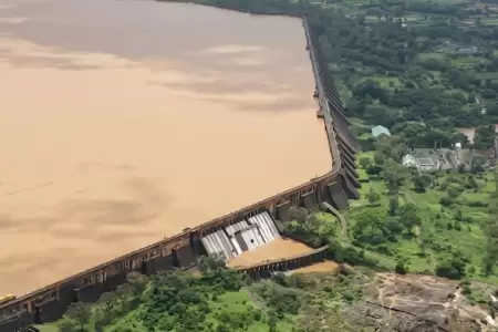 Presa de Bhatghar alcanza el 99% de su capacidad y podr�a desbordarse