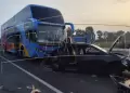 Accidente en la Panamericana Norte: piedras en la v�a habr�an provocado fatal choque que dej� dos muertos