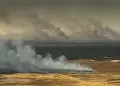 Emergencia en Puno: incendio forestal afecta totorales de las islas de los Uros