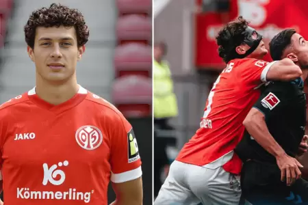 Fabio Gruber debut� oficialmente en la Bundesliga con el Mainz 05