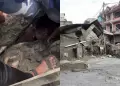 Nepal: rescatan con vida a ni�a que permaneci� 60 horas en un hueco tras emergencia