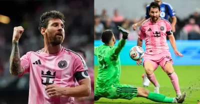 Lionel Messi marc� cuatro goles en la goleada 7-1 del Inter Miami sobre FC Montr