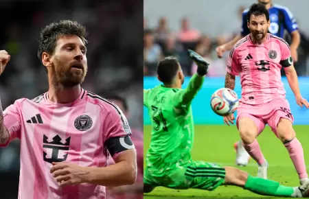 Lionel Messi marc� cuatro goles en la goleada 7-1 del Inter Miami sobre FC Montr