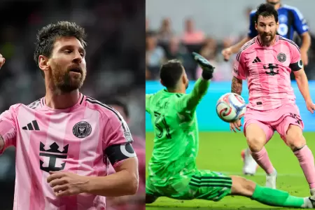 Lionel Messi marc� cuatro goles en la goleada 7-1 del Inter Miami sobre FC Montr