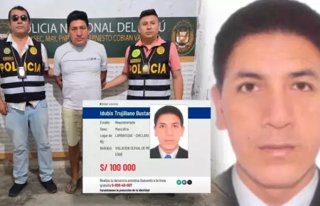 El presunto violador fue detenido.