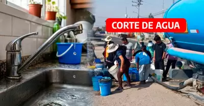 Corte de agua en Lima, seg�n Sedapal.