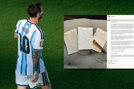 Lionel Messi public� un mensaje en sus redes sociales retir�ndose de la selecci�