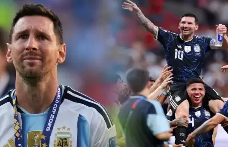 Lionel Messi anuncia su retiro de la selecci�n argentina