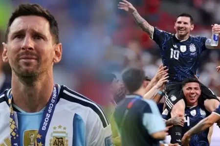 Lionel Messi anuncia su retiro de la selecci�n argentina