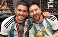 Rodrigo De Paul dedica CONMOVEDOR mensaje a Lionel Messi tras anunciar su retiro de la selección argentina