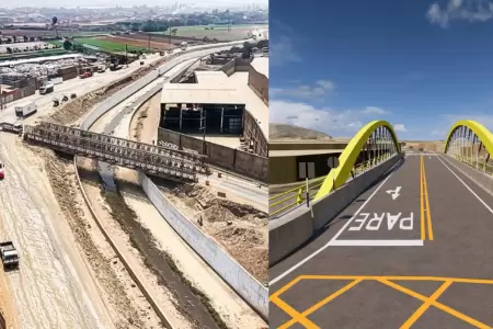 Este lunes 31 de agosto inci� la construcci�n del puente La Capitana, en Huachip