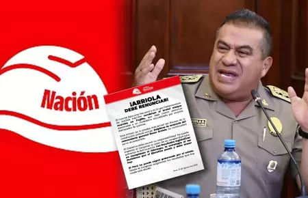La bancada pide la renuncian del comandante general.