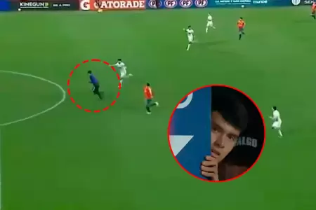 Joven intent� retirar un bal�n extra pero perjudic� jugada.