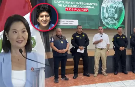 La mandataria celebr� el accionar de la PNP.