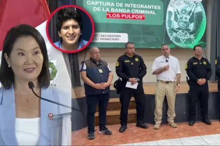 La mandataria celebr� el accionar de la PNP.