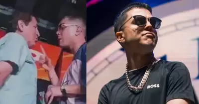 Darkiel enfrent� al asistente durante concierto.